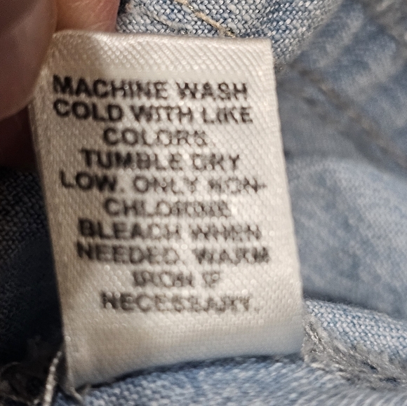 Vintage 90's Cato Lightweight, Cropped Denim Jacket  Size L - Picture 9 of 9